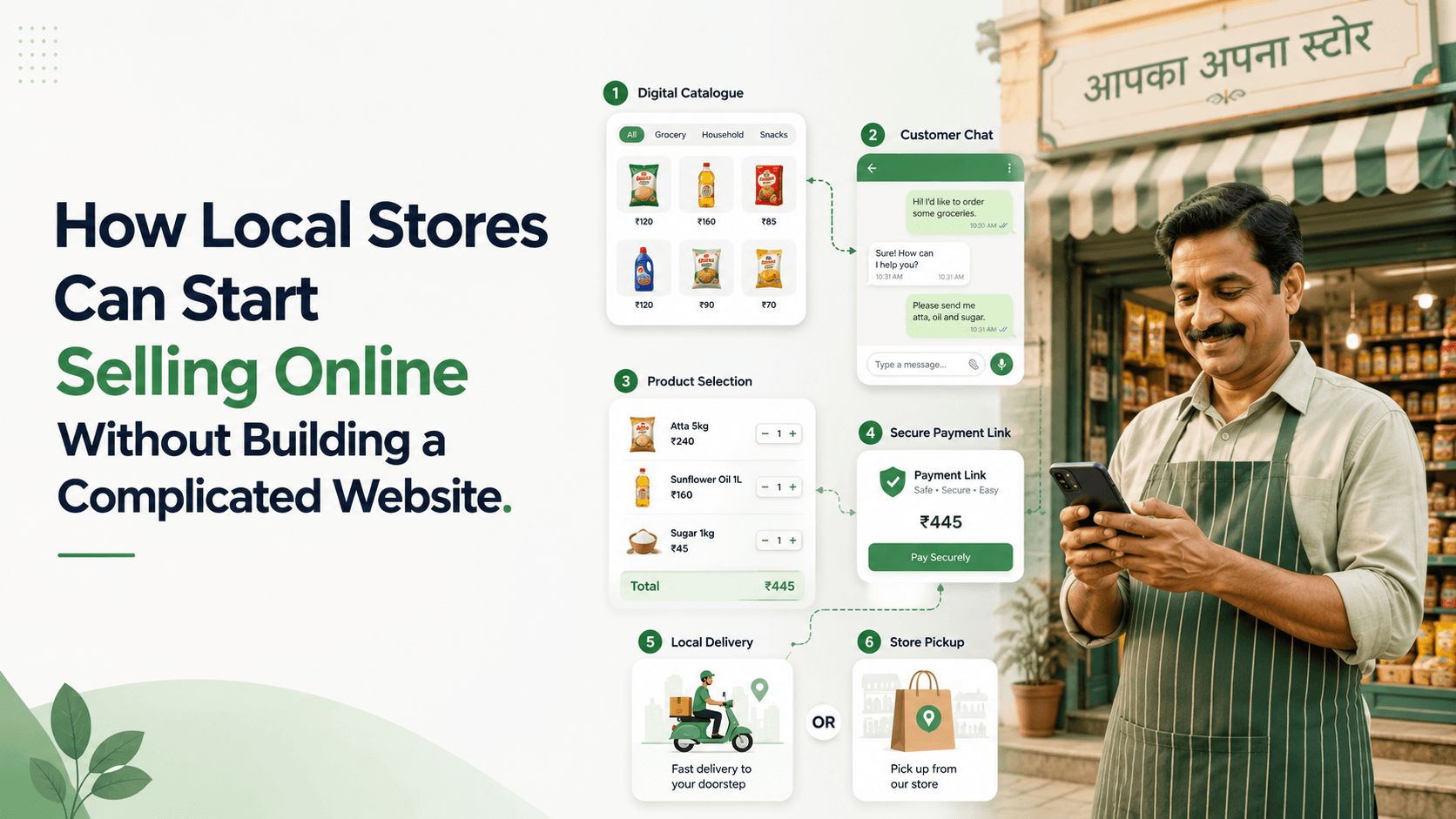How Local Stores Can Start Selling Online Without Building a Complicated Website