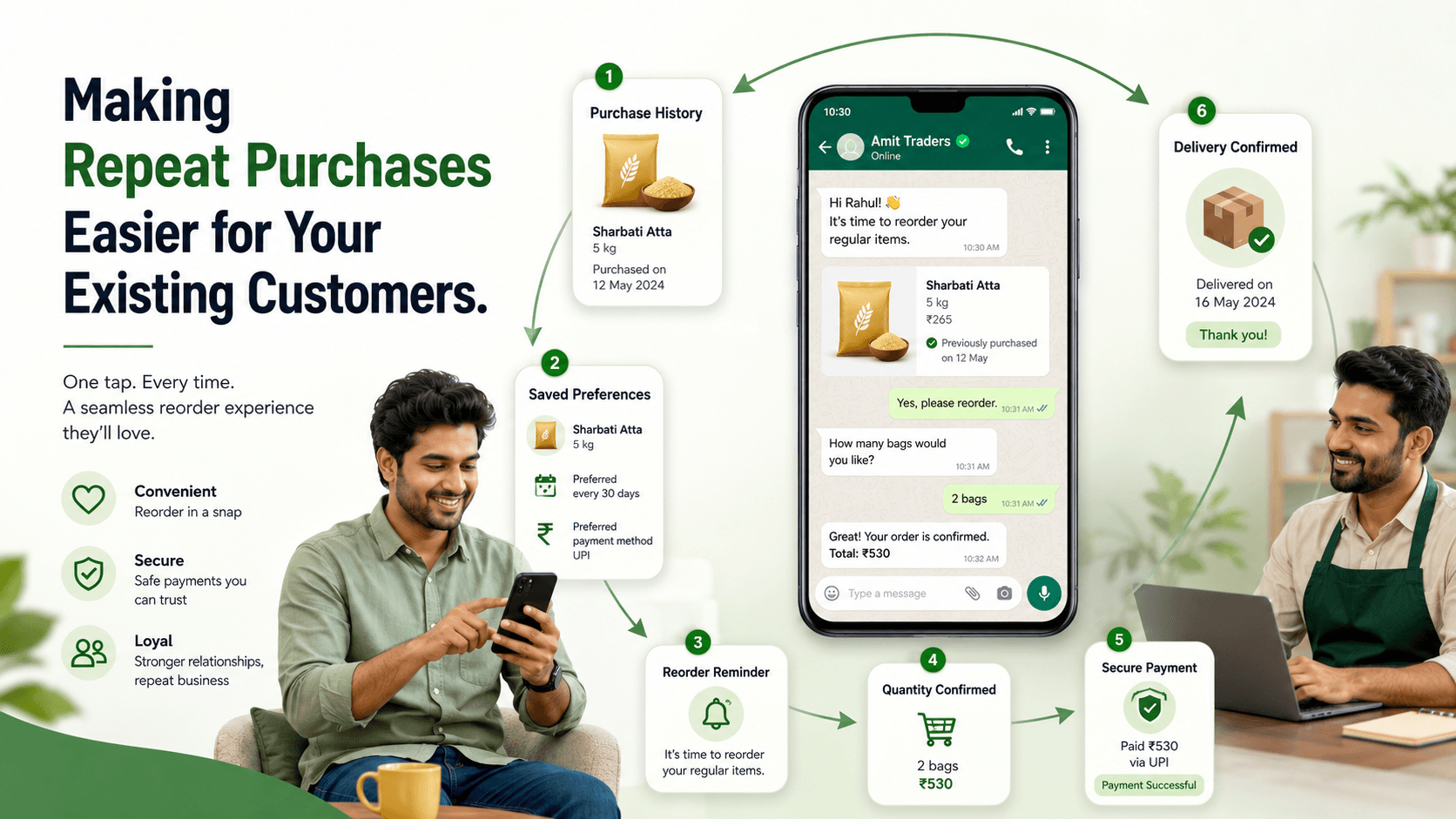 Making Repeat Purchases Easier for Your Existing Customers