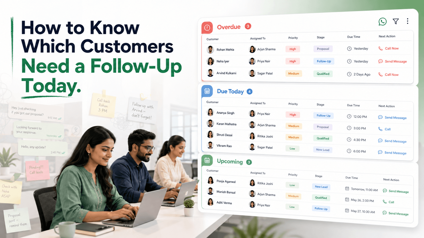 How to Know Which Customers Need a Follow-Up Today