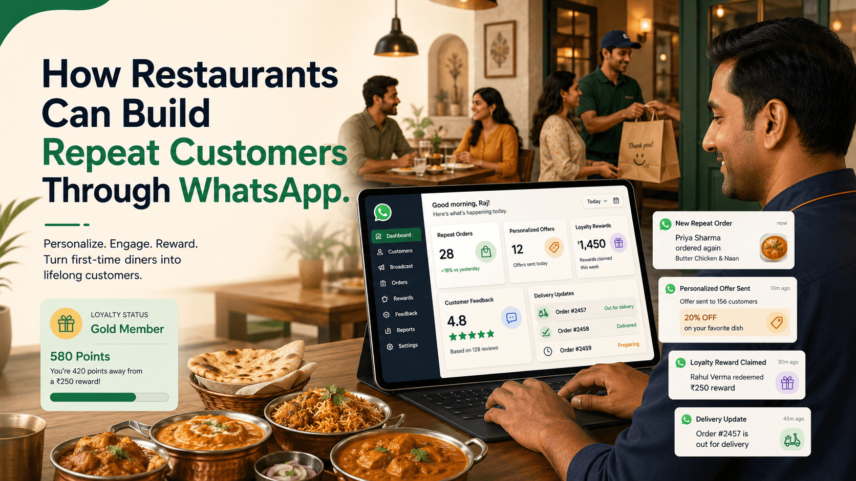 How Restaurants Can Build Repeat Customers Through WhatsApp