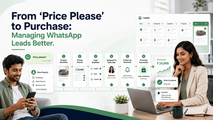 From “Price Please” to Purchase: Managing WhatsApp Leads Better